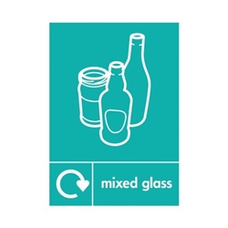 A5 Sign Self Adhesive Mixed Glass (Pack of 5) Y7321009