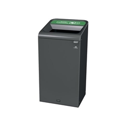 Rubbermaid Configure Container with Mixed Recycling Label 87L Green 2154758