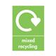 A5 Sign Self Adhesive Mixed Recycling (Pack of 5) Y7321005