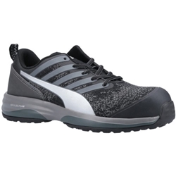 Puma Safety Charge Low S1P HRO SRC Safety Trainers Black [Size UK 6.5/ EU 40]