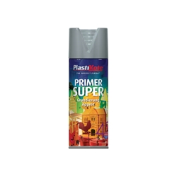 PlatiKote 40.0011148.076  Super Spray Primer Grey 400ml
