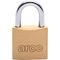 Arco Brass Padlock 30mm