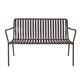 Breeze Aluminium 2 Seater Armchair Bench Standard Charcoal