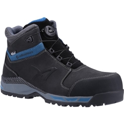 Albatros Tofane QL CTX Mid S3 ESD WR HRO SRC Safety Work Boot Black/Blue [Size UK 10/ EU 44]