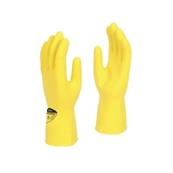 Shield Latex Rubber Household Glove 300mm Large Yellow (Pack of 12) GR03/9Y12