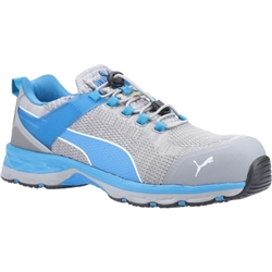 Puma Safety Xcite Low S1P ESD HRO SRC Toggle Safety Trainers Grey/Blue [Size UK 7 / EU 41]