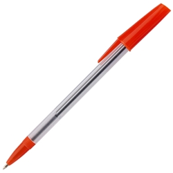 Centrol WB Budget Pen Medium Point Ballpen 0.7mm RED (Box 50)