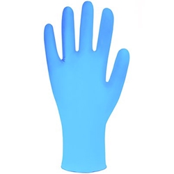 100 Essentials Nitrile Powder-Free Nitrile Disposable Gloves Blue L