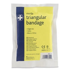 Calico Triangular Bandage 90 x 127cm - Sterile