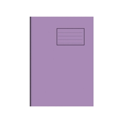 Centrol A4 PURPLE Exercise Books 20mm SQUARE 64-Page (Pack 50)