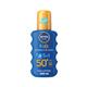Nivea Sun Kids Protect and Care Coloured Sun Cream Lotion Spray 5in1 SPF 50+ 200ml C009317