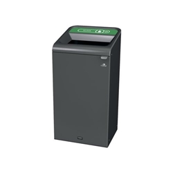 Rubbermaid Configure Container with Glass Recycling Label 87L Green 2154754
