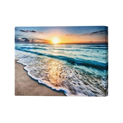Sunset Ocean Movement Canvas Print 26x40 Inches SC1STVCD15685L