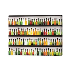 Colourful Bottles Canvas Print 20x32 Inches SC1STVCD05852M