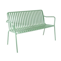 Breeze Aluminium 2 Seater Armchair Bench Standard Fair Green