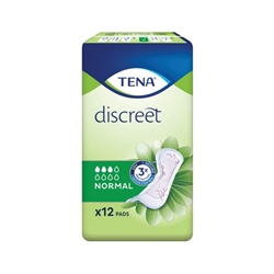 TENA Discreet Normal Incontinence Pads (Pack of 12) 33941