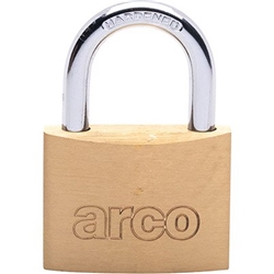Arco Brass Padlock 50mm