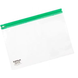 Bulky Zip Wallet A4 Green (Pack of 25)