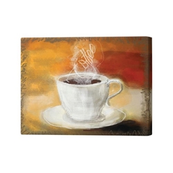 Coffee Steam Canvas Print 20x32 Inches SC1STVCD17174M