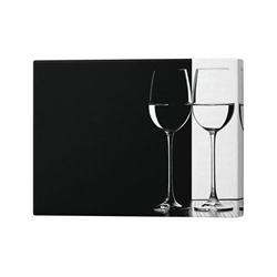 Black and White Glasses Canvas Print 20x32 Inches SC1STVCD05837M