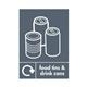 A5 Sign Self Adhesive Food Tins and Drink Cans (Pack of 5) Y7321008