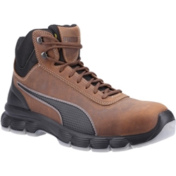 Puma Safety Condor Mid S3 ESD SRC Safety Boot Brown [Size UK 7/ EU 41]