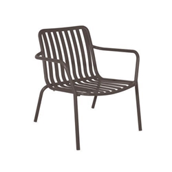 Breeze Aluminium Armchair Low Charcoal