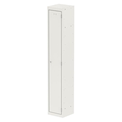 Qube Locker 1 Door 1800mm High White
