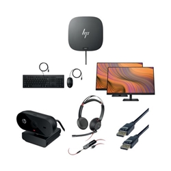 Office/Home Working Complete with Dual monitor set up Bundle