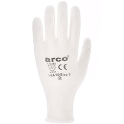 12prs Arco PU Grip Lite K/W Glove 8