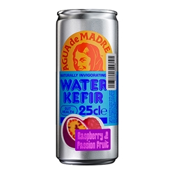 Agua De Madre Raspberry & Passion Fruit Water Kefir Cans 25Cl 12