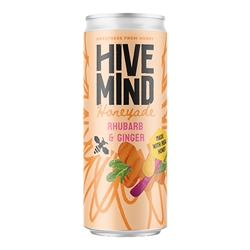 Hive Mind Mead & Brew Co Honeyade-Rhubarb & Ginger 330ml 12