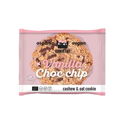 Kookie Cat Vanilla And Choc Chip Cookie 50G 12