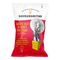 Savoursmiths Crisps Wagyu Beef Honey Mustard Flavour Potato Crisps