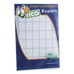 Etichette adesive Export Tico - 27x18 mm - 30 etichette/ff - 10 fogli