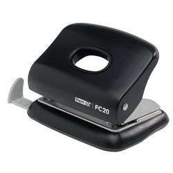Perforatore Rapid FC20 - metallo/ABS - nero - 2 fori - 5,5 mm - 20 fogli - 23256400