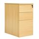 Workmode 3 Drawer Desk High 600mm Pedestal - Oak Ref DHP3-6OAK