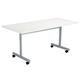 Octet  1600mm x 700mm Flip Top Meeting Table - White Ref Z180/R167WHT