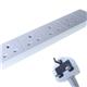 Group Gear (2m) UK Mains Power Distribution Unit 4 Gang