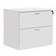 Octet Plus Desk High Lateral Filing Cabinet - White Ref FPDHFC600WHT