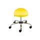 Titan Swivel Senior Stool With Castors - 465-555mm Seat Height - Yellow Ref T33-Y