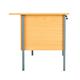 Sonata Rectangular 1500mm Desk with Single 3 Drawer Pedestal - Beech Ref EF1575REC3DPBEBK
