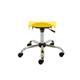 Titan Swivel Senior Stool With Castors - 465-555mm Seat Height - Yellow Ref T33-Y