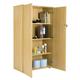 Workmode Double Door 1600mm Cupboard - Oak Ref ZSU1610DDOAK