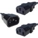 Group Gear Group Gear (4.5m) IEC C14 (Male) Power Cable to 2 x IEC C13 (female)
