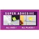 Post-it Super Sticky Meeting Notes Pads of 45 Sheets 200x149mm Assorted Ref 6845-SSP - Pack 4