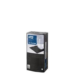 Tork Cocktail Napkins 2-Ply 4 Fold Black (200 Pack)