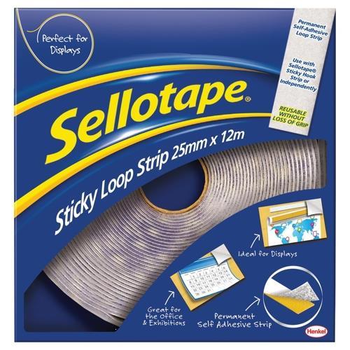 Buy Sellotape Removable Loop Strip 25mm x 12m - 2055797_DUPLICATE ...