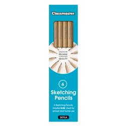 Classmaster Sketching Pencils (6 Pack) SKP6A
