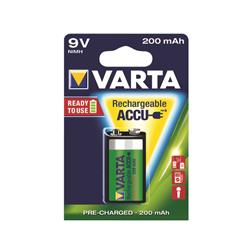 Varta 9V Rechargeable Accu Battery NiMH 200 mAh 56722101401